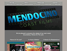 Tablet Screenshot of mendocinocoastfilms.com